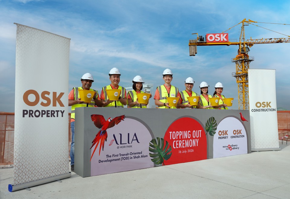 Projek ALIA di OSK Mori Park dijangka siap lebih awal daripada jadual