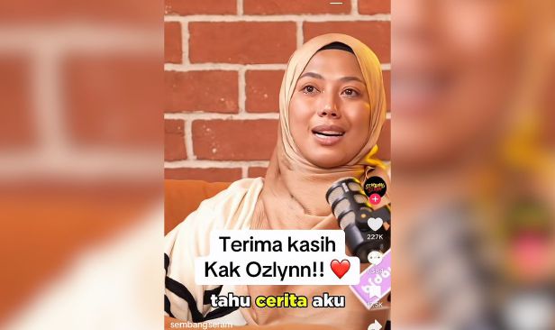 Dia ada ketika saya susah  – Azar sebak kenang jasa Ozlynn Waty