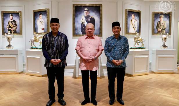 Zahid Hamidi, Onn Hafiz menghadap Sultan Ibrahim