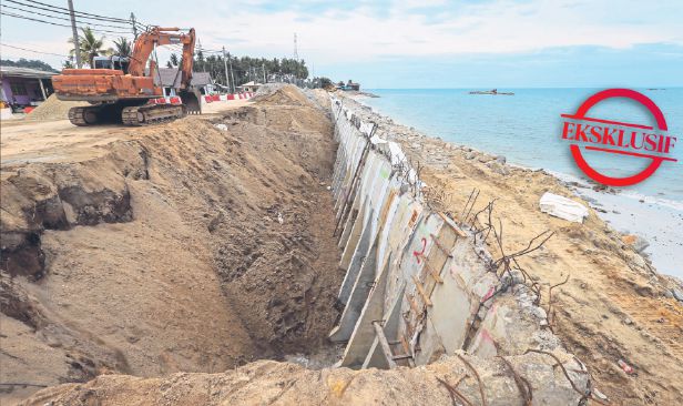 46 lokasi pantai dalam kategori kritikal