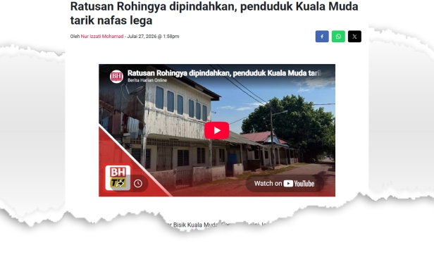 121 etnik Rohingya pindah keluar dari Penaga secara sukarela - Polis