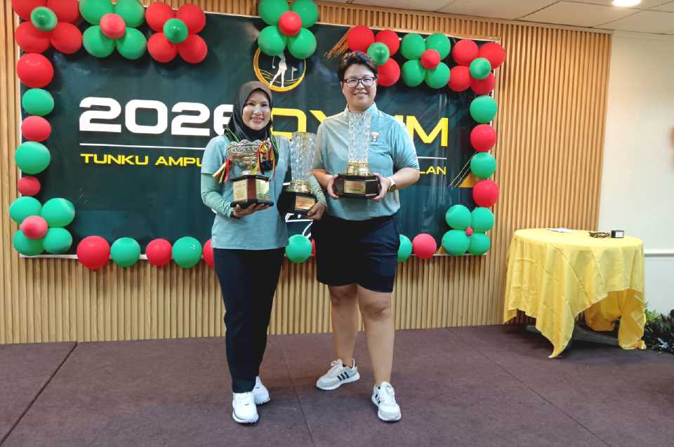 Najatul Haya juara golf trofi Tuanku Aishah Rohani 2026