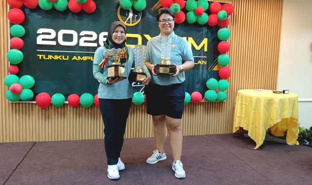 Najatul Haya juara golf trofi Tuanku Aishah Rohani 2026