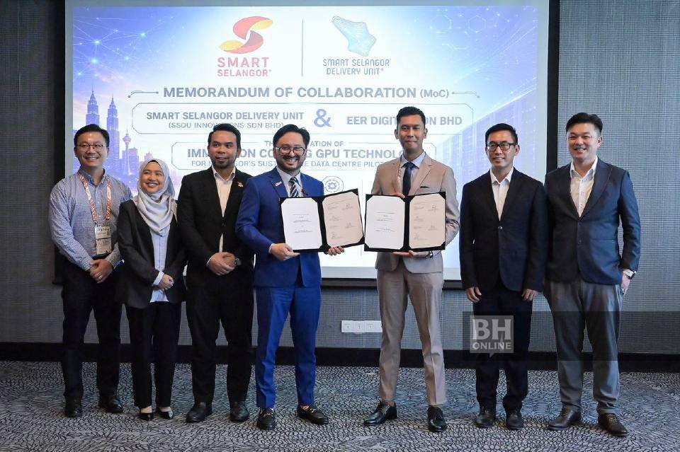 SSDU Innovations, EER Digital meterai kerjasama teroka projek rintis pusat data mampan di Selangor